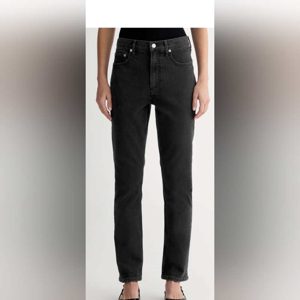 Everlane WASHED BLACK THE ORIGINAL CHEEKY JEANS 31s